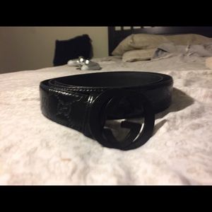 Black Gucci Belt